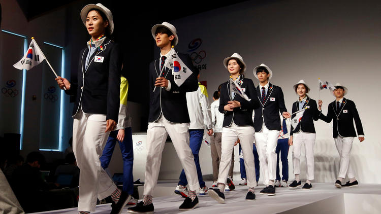 لباس المپیک چین در مراسم افتتاحیه ریو 2016 - SouthKorea2016