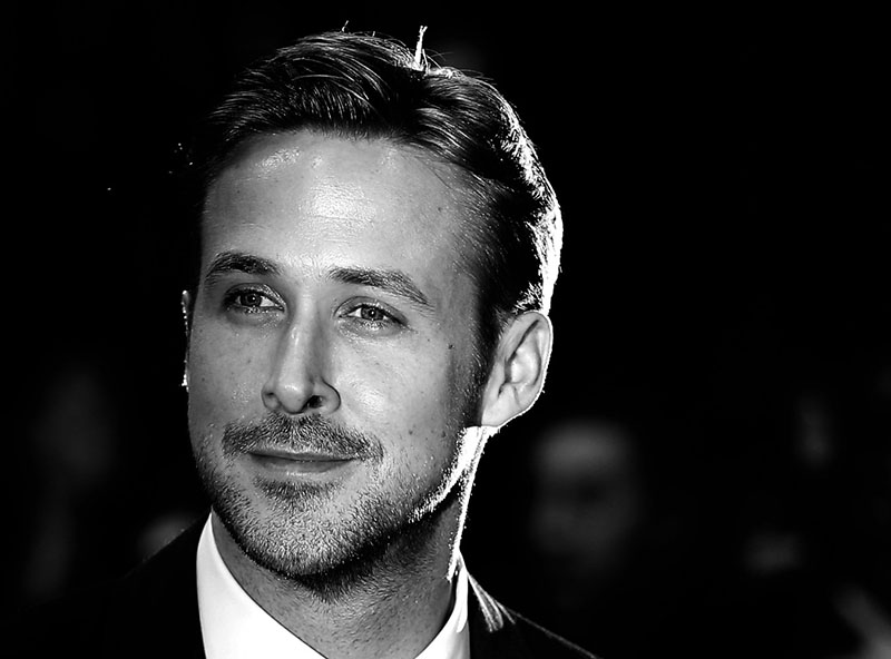 BLACK AND WHITE VERSION
Canadian actor Ryan Gosling poses as he arrives for the screening of the film "Lost River" at the 67th edition of the Cannes Film Festival in Cannes, southern France, on May 20, 2014. AFP PHOTO / VALERY HACHE (Photo credit should read VALERY HACHE/AFP/Getty Images)