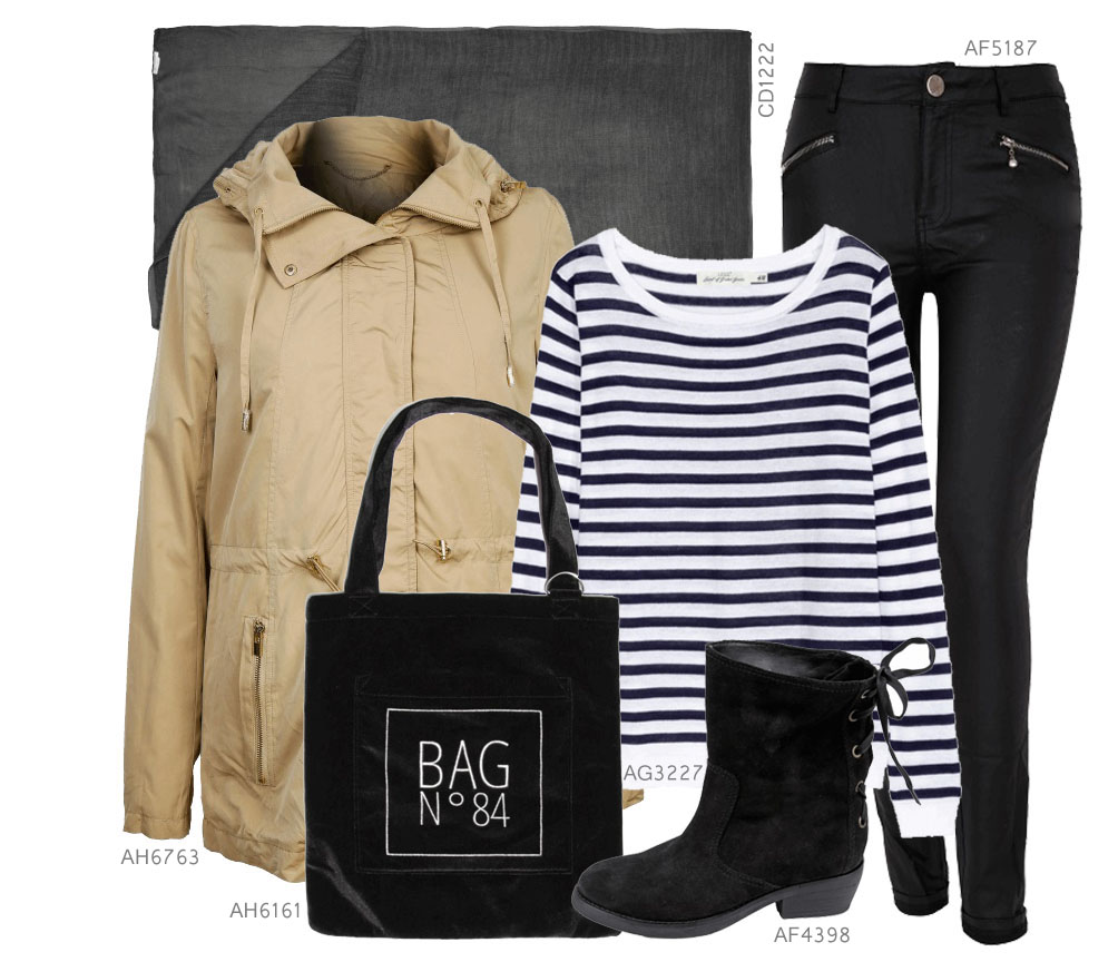 Black White Tan