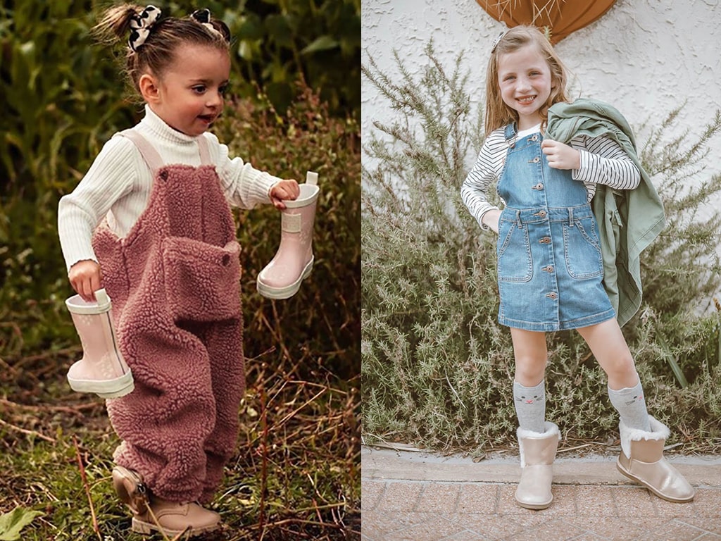 یکی از بهترین لباس‌های پاییزی برای دختر بچه‌ها سرهمی است.