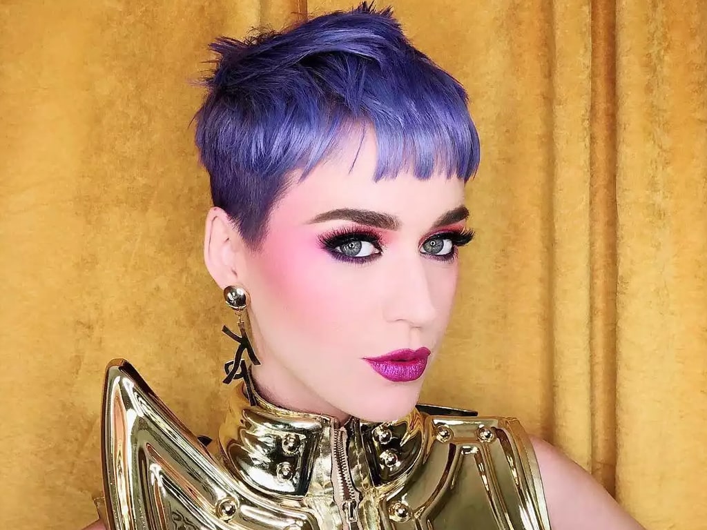 katy perry06 min - آرایش‌های جذاب کیتی پری که ترند شدند را ببینید