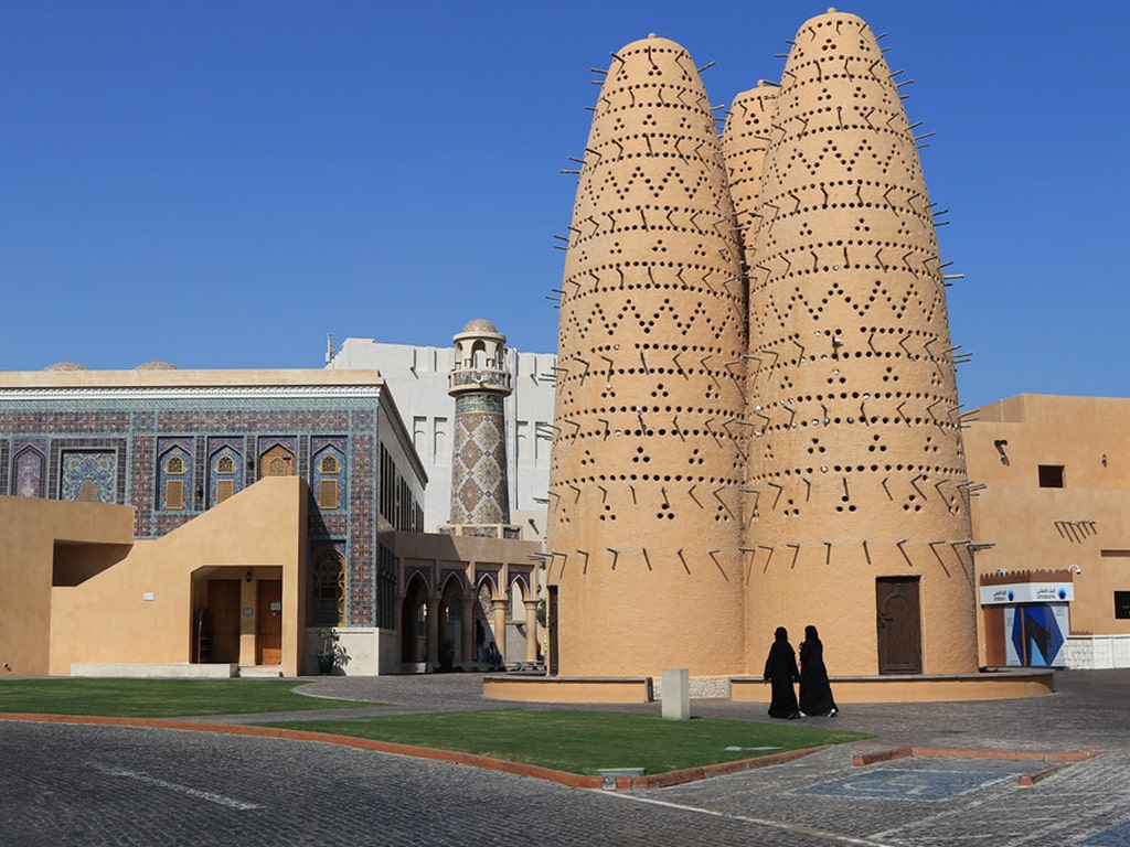 عکس جاذبه های قطر - مسجد آبی کاتارا قطر