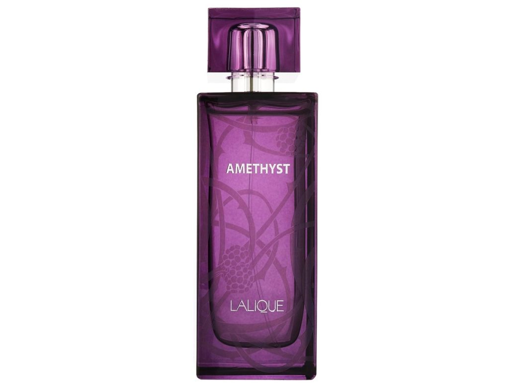 بسته‌بندی Lalique Amethyst  با الهام از سنگ آمیتیس طراحی و تولید شده است.