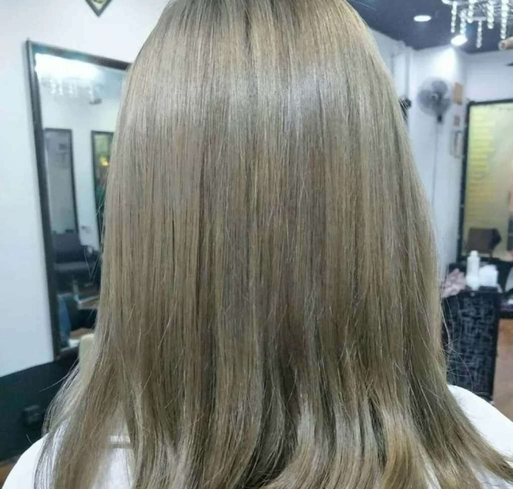 مدل موی دودی زیتونی روشن