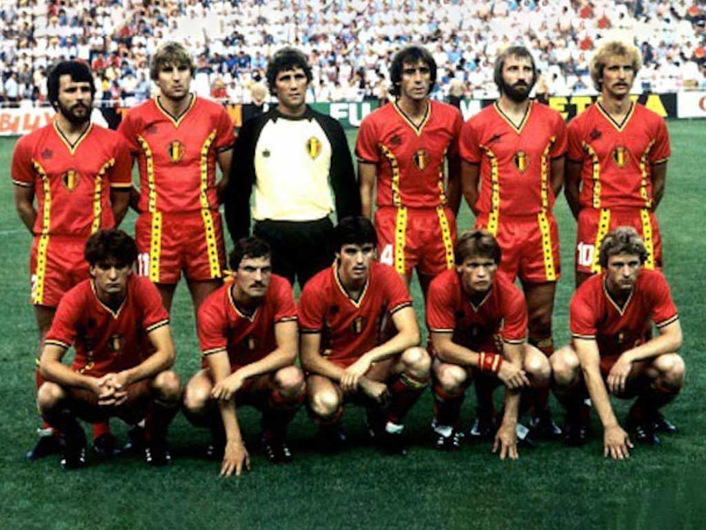 لباس تیم ملی بلژیک در سال 1982 یکی از بدترین لباس‌ها بود.