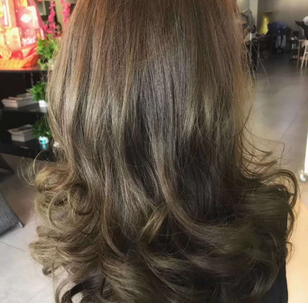 مدل موی زیتونی قهوه‌ای تیره