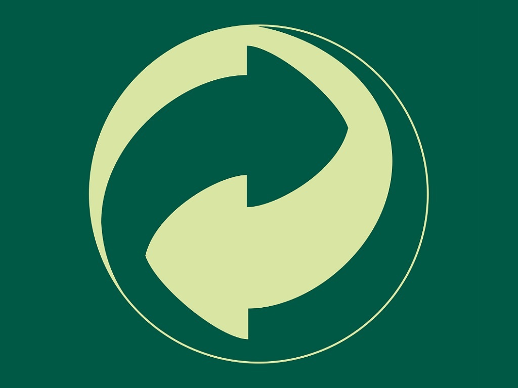 این نماد نشان دهنده این است که کارخانه تولیدی هزینه بازیافت را پرداخت می‌کند.
