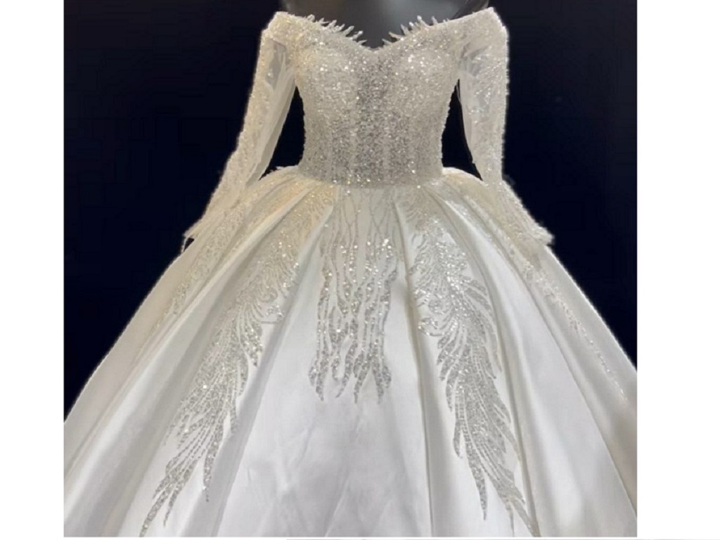 wedding dress2 - 30 مدل لباس عروس آستین دار جدید و شیک