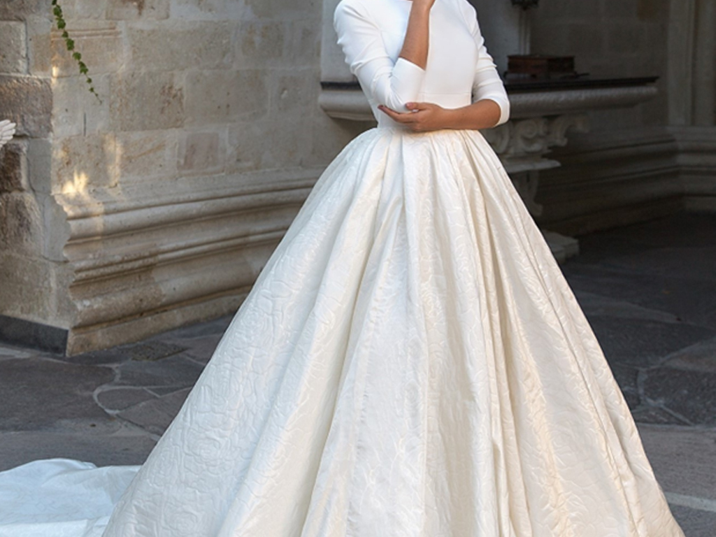 لباس عروس پفی دانتل