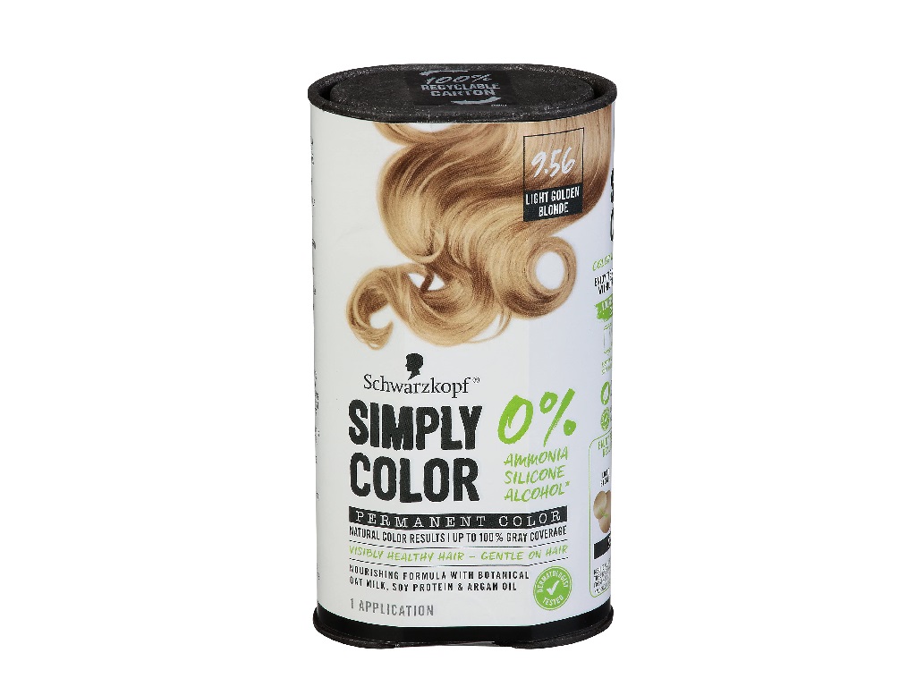 نمایی از رنگ موی شوآرتزکف Schwarzkopf مدل Simply Color No-ammonia Hair Dyeر