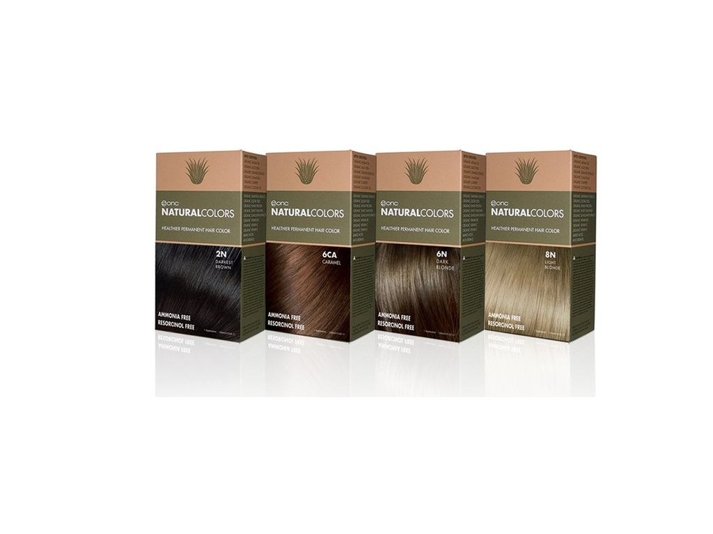 نمایی از رنگ موی او ان سی ONC NaturalColors مدل Organic Hair Dye