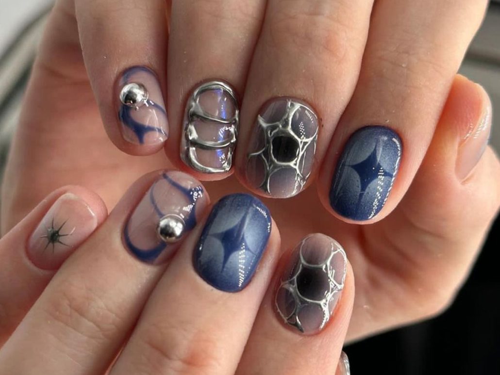 عکس خفن 30 عکس طرح ناخن کرومی