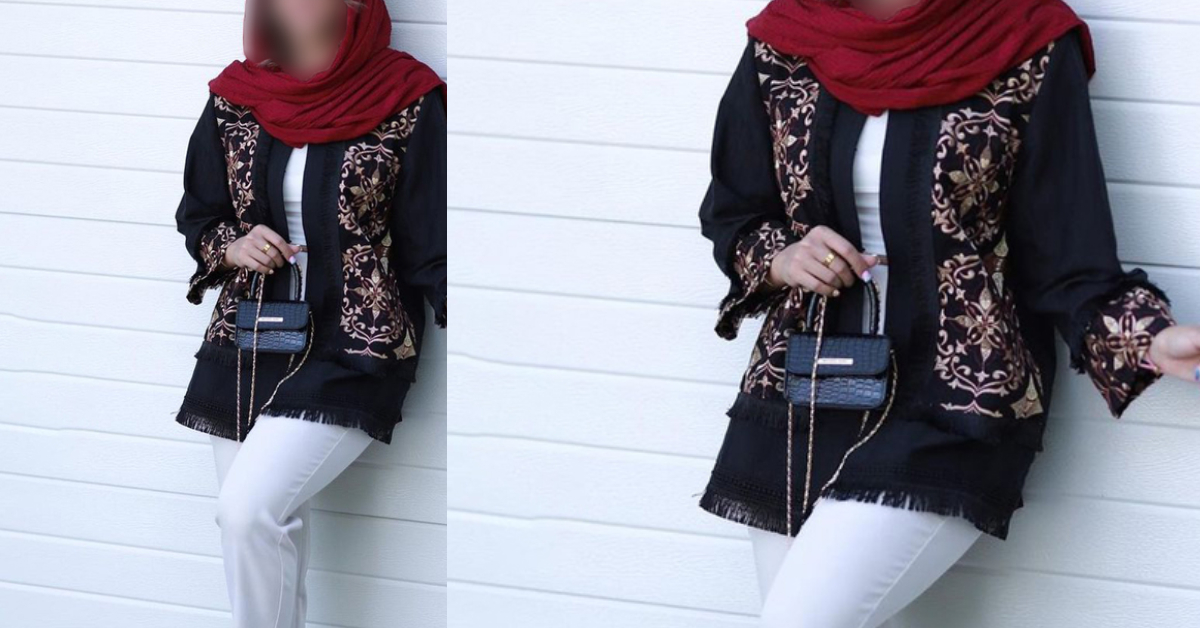 مدل مانتو ریش ریشی مجلسی