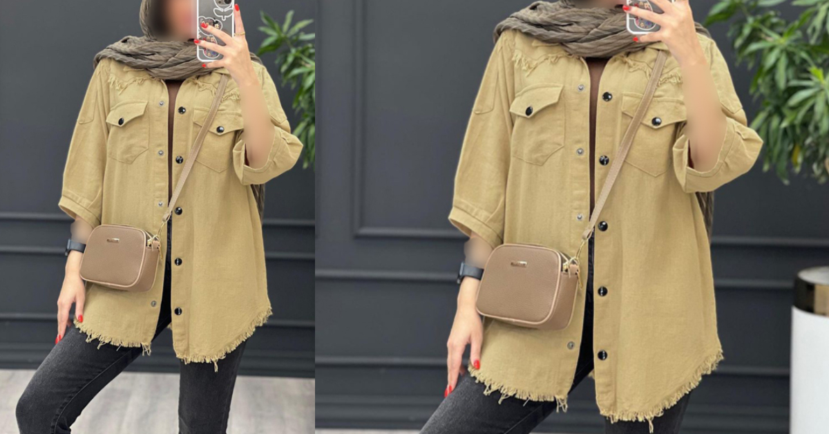 مدل مانتو کتان ریش ریشی