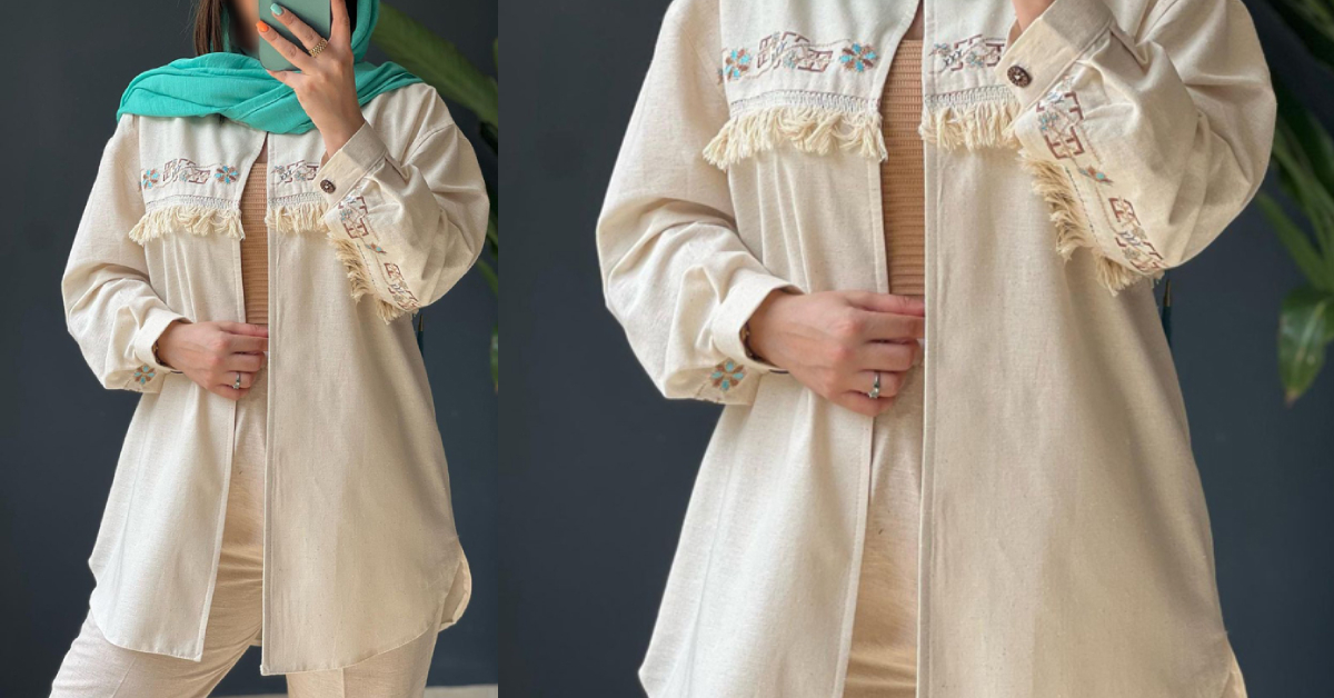 مدل مانتو ریش ریشی ساده