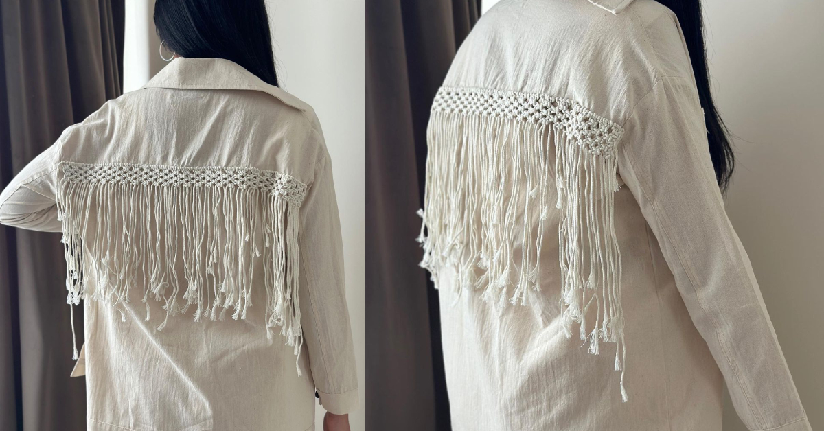 مدل مانتو پارچه ریش ریشی