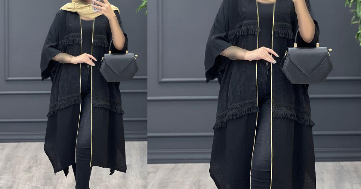 مدل مانتو پارچه ریش ریشی