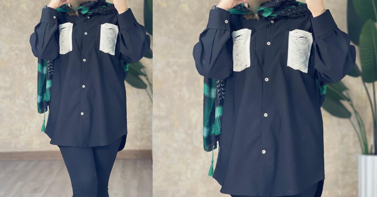 مدل مانتو جیب ریش ریشی