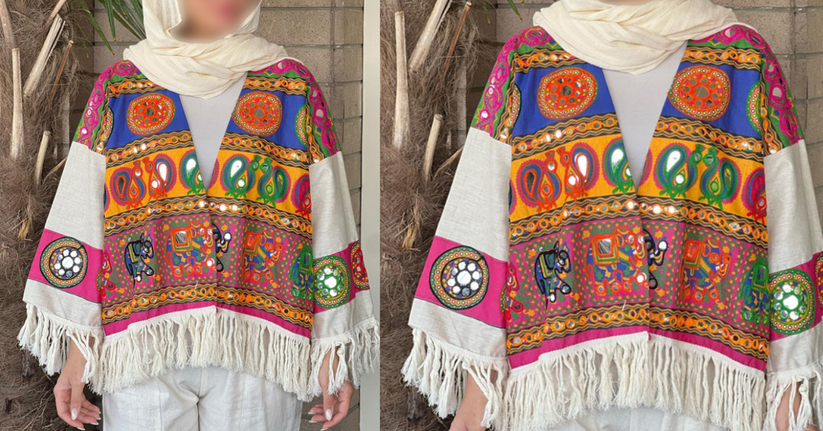 استین مانتو ریش ریشی