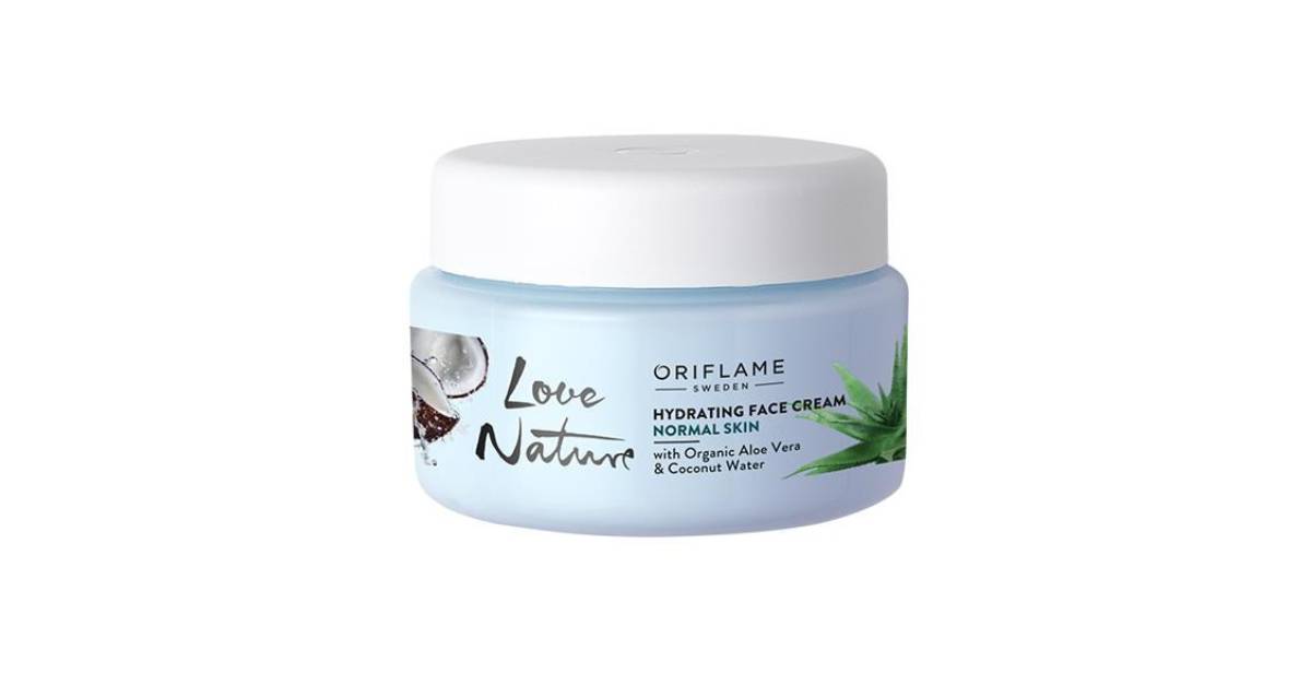 کرم مرطوب کننده  Love nature hydrating face