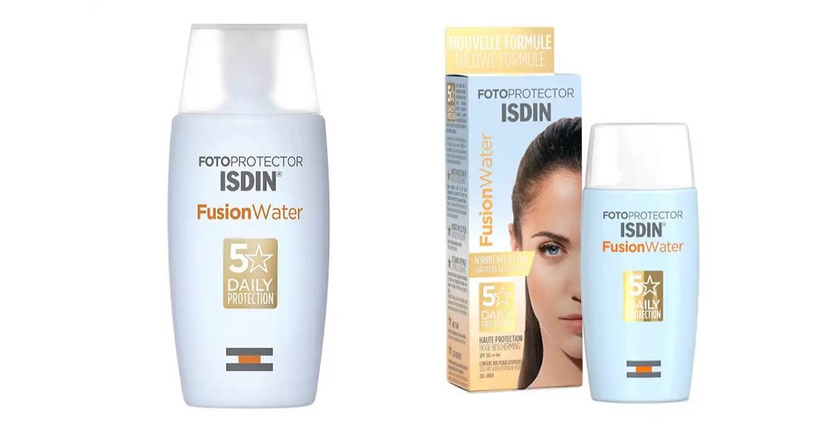 کرم ضد آفتاب SPF50 ایزدین Isdin مدل Fusion Water 5 Daily
