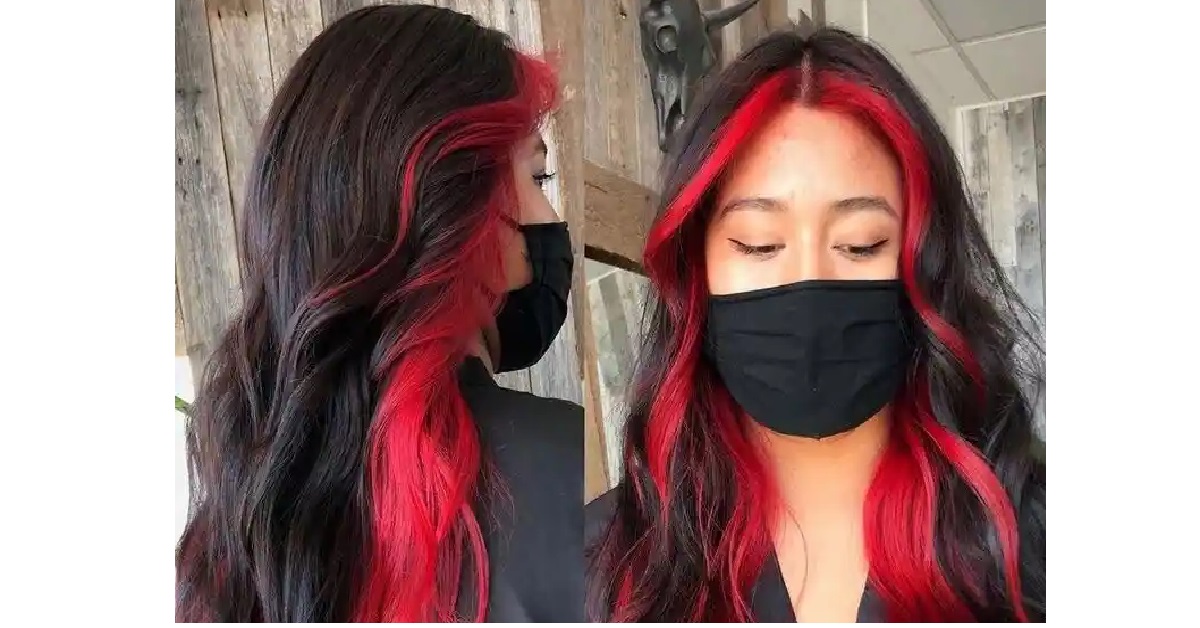 رنگ موی قرمز فانتزی