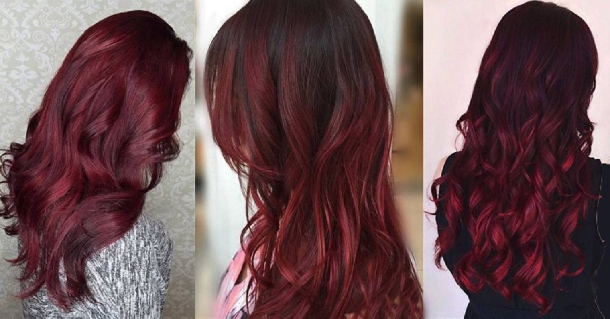 رنگ موی بلوند خیلی قرمز