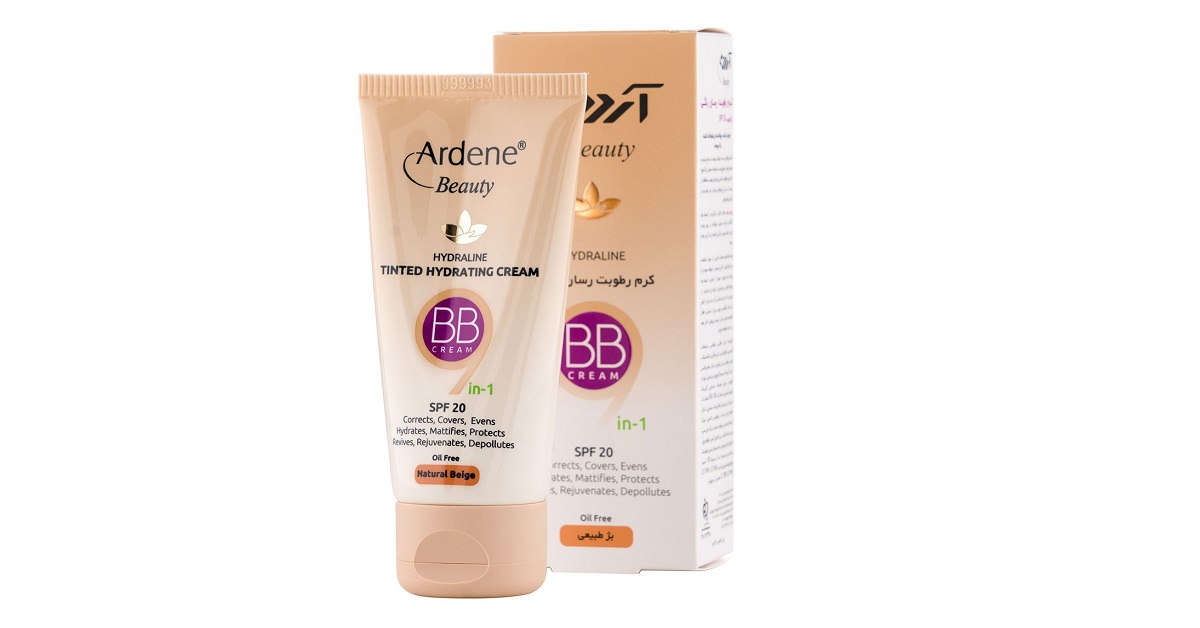 BB  کرم رطوبت رسان رنگی SPF 20 آردن بیوتی