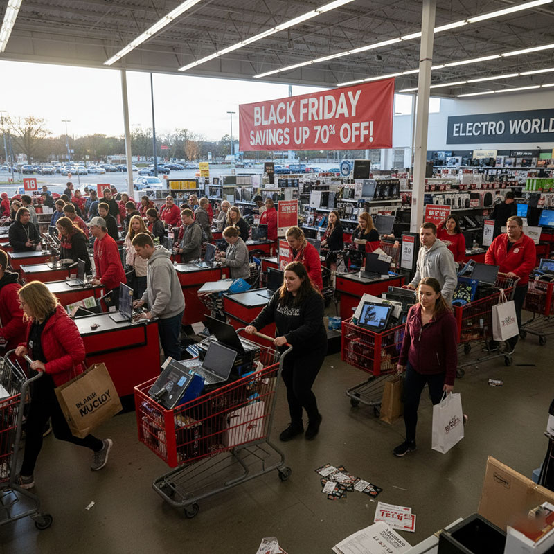 Gemini Generated Image 8v0yp48v0yp48v0y - چطور در بلک فرایدی هوشمندانه خرید کنیم و هیچ فرصت واقعی را از دست ندهیم؟