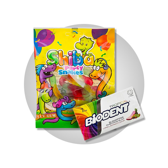 آدامس و پاستیل