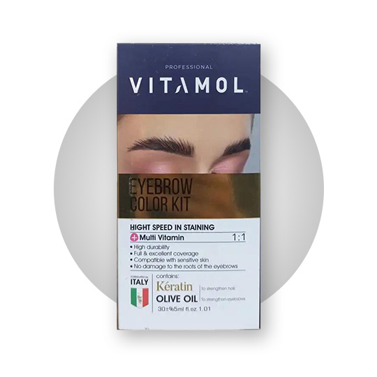 رنگ ابرو و ابزار رنگ ابرو